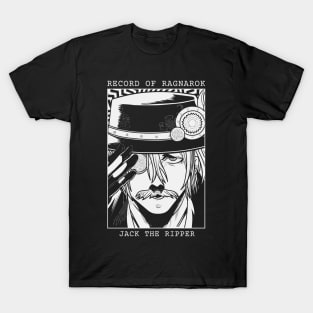 Jack The Ripper - RECORD RAGNAROK -  Manga Design T-Shirt